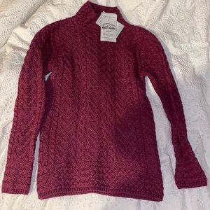 Ireland Aran Crafts Super Soft Merino Wool Sweater